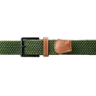 Ремень Garzini Braided Belts Green