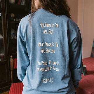 Лонгслив Akomplice Visualize Peace Clear Blue