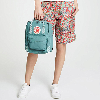 Рюкзак Fjallraven Kanken MINI Frost Green - Chess Pattern (664-904)