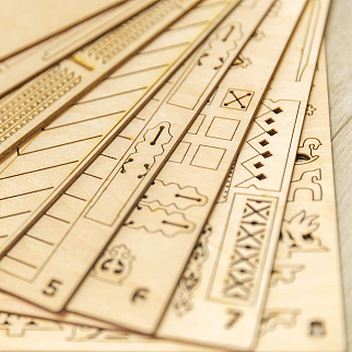 Сборный наличник Драконы