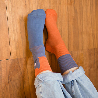 Носки Friend Function Котячьи синие 36-40