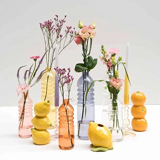 Свеча Kersten Dip Dye Lilac - набор 4 шт