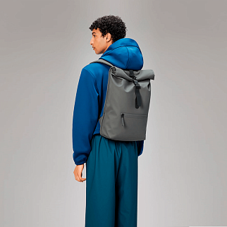 Рюкзак Rains Rolltop Rucksack Grey