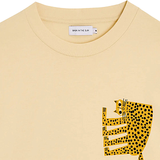 Футболка Bask In The Sun LEOPARD cream