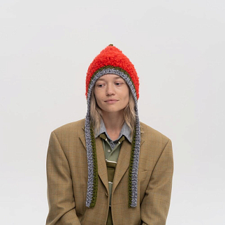 Чепчик CHECK YA HEAD красный 2514/33