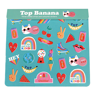 Классные стикеры Top Banana REX