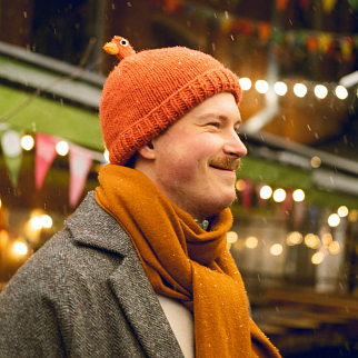 Шапка Friend Function Будь как голубь коралловый