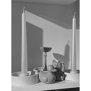 Бетонный подсвечник Unification Love лиловый