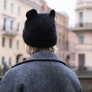 Шапка CHECK YA HEAD черная 2568/1