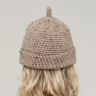 Шапка CHECK YA HEAD бежевая 2467/118