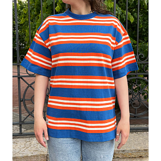 Футболка Меч STRIPES Lapis-Fire-White