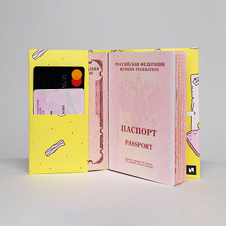 Обложка для паспорта из тайвека New Wallet New Foodmarket