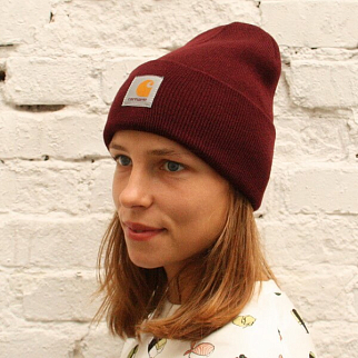 Шапка Carhartt WIP Watch Hat Bordeaux
