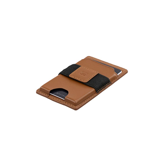 Кошелек Garzini MagSafe Metal Wallet Brown