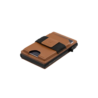 Кошелек Garzini MagSafe Metal Wallet Brown