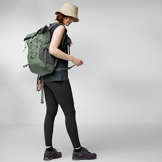Рюкзак Fjallraven Abisko Hike Foldsack Patina Green (614)