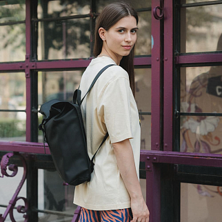 Рюкзак Rains Rolltop Mini Black