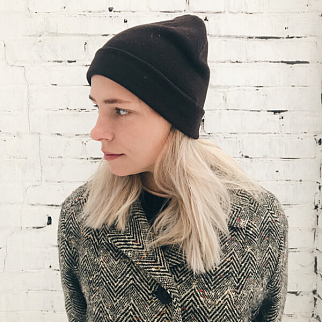 Шапка шерстяная Friend Function Горький Шоколад