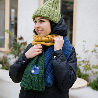 Шарф Thinking Mu Ghede Dark Green