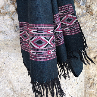 Большой шерстяной шарф Evergreen Folk