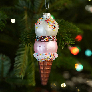 Елочные игрушки Мороженое (3 штуки)