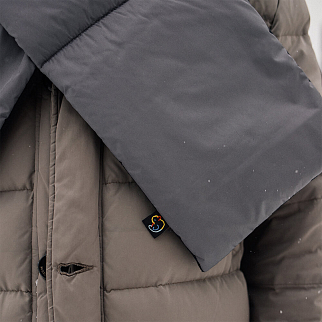 Дутый шарф Friend Function серый