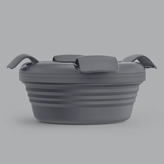 Складной ланч-бокс Stojo Bowl Carbon 1065 мл