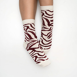 Носки Friend Function Зебровые молочные 40-46
