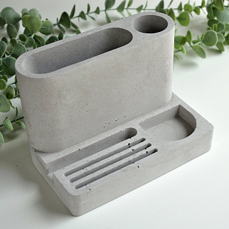 Органайзер CONCRETE COLOR Zigrid серый шелк