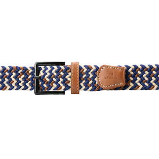Ремень Garzini Braided Belts Brown Beige Blue