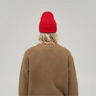 Шапка CHECK YA HEAD красная 2421/33