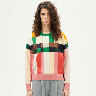 Свитер Thinking Mu Мerino Wool Philis разноцветный
