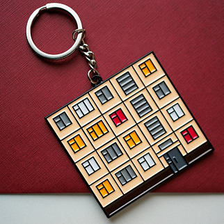 Брелок металлический FRIEND FUNCTION Панелька