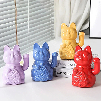 Манэки-нэко - Lucky Cat жёлтый