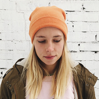 Шапка шерстяная Friend Function Манговая