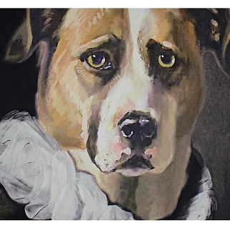 Настенное панно Kersten Dog Black