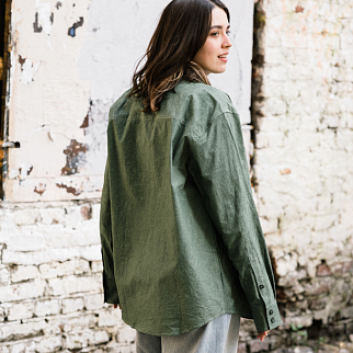Рубашка Меч DYED Forest Green