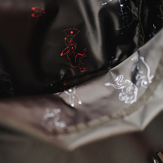 Большой рюкзак-роллтоп Friend Function прорезиненный черный