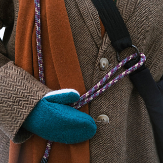 Сумка Friend Function ИЗИ черная с бордовым