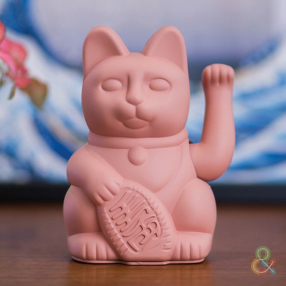 Манэки-нэко - Lucky Cat розовый