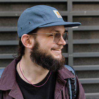 Кепка пятипанельная Carhartt WIP Backley Storm Blue