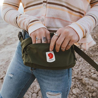Сумка на пояс Fjallraven Ulvo Hip Pack medium Laurel Green (625)