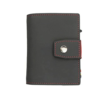 Кошелек Garzini Metal Wallets Carbon Red