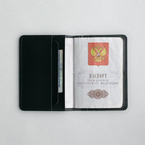 Обложка на паспорт Friend Function черная