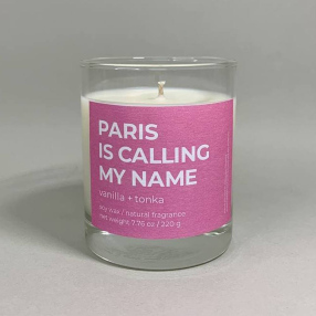 Ароматическая свеча taddywax Paris is calling my name