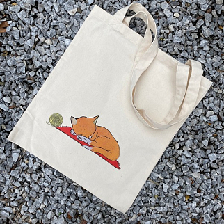 Шоппер Barking Store Кэтзилла белый