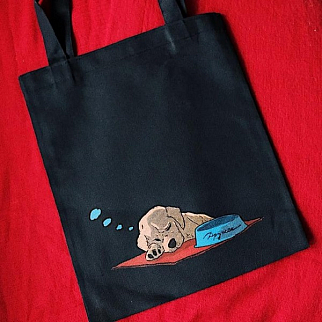 Шоппер Barking Store Догзилла чёрный