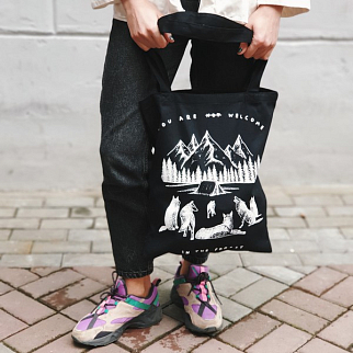 Шоппер Barking Store You are not welcome черный