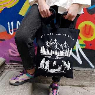 Шоппер Barking Store You are not welcome черный