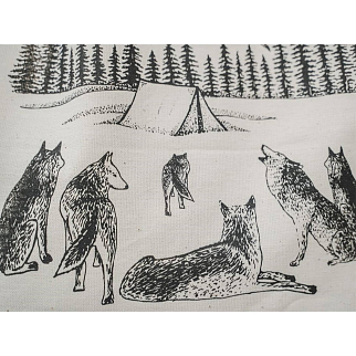 Шоппер Barking Store You are not welcome белый